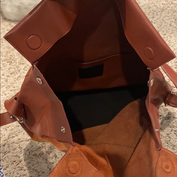 ALL SAINTS Maya Calfskin Shoulder Bag - Picture 2 of 5